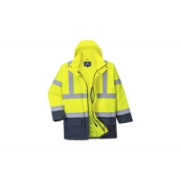 PARKA ACOLCHOADA TRIPLO USO AZUL/AMARELA S766 PARKA ACOLCHOADA TRIPLO USO AZUL/AMARELA S766